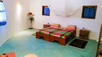 Hôtel Cap Skirring salle de bains équipée Le Papayer Ecolodge hôtel Casamance Sénégal