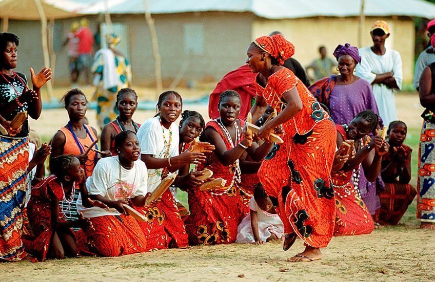 Hôtel Cap Skirring Danses traditionnelles diola Excursions Casamance Le Papayer Ecolodge hôtel Cap Skirring Sénégal