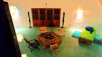 Hotel Cap Skirring Aerial view lounge The Papayer Ecolodge best seaside Hotel Casamance Senegal